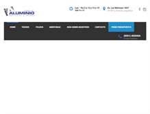 Tablet Screenshot of integraldelaluminio.com.ar